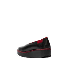 Fly London Comfort Μοκασίνι Jury P501470007 Μαύρο-Μπορντό