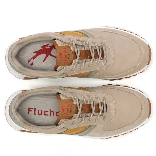 Fluchos Fluchos Comfort Ανδρικό Παπούτσι Arion F2012 Μπεζ- Πολύχρωμο