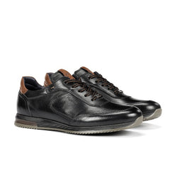 Fluchos Comfort Ανδρικό Παπούτσι Samir F2265 Μαύρο