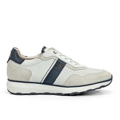 Fluchos Ανδρικό Παπούτσι Walter F2083 Off White-Μπλε