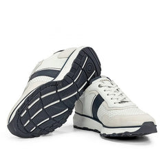 Fluchos Ανδρικό Παπούτσι Walter F2083 Off White-Μπλε