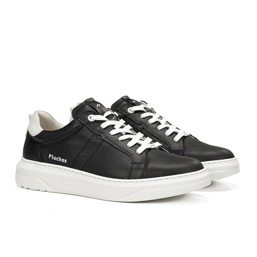 Fluchos Fluchos Comfort Ανδρικό Παπούτσι Boston F1967 Μαύρο
