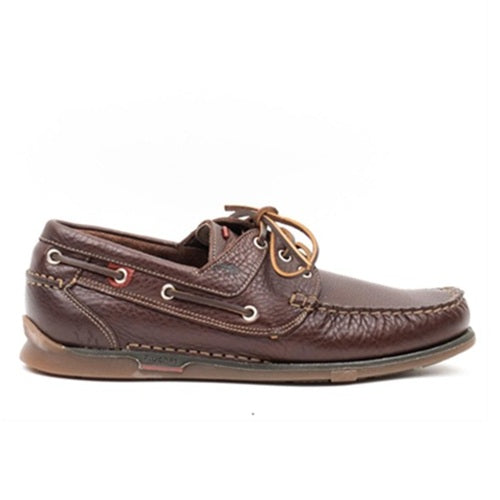 Fluchos Comfort Ανδρικό Παπούτσι Poseidon 7625 Σκούρο Καφέ