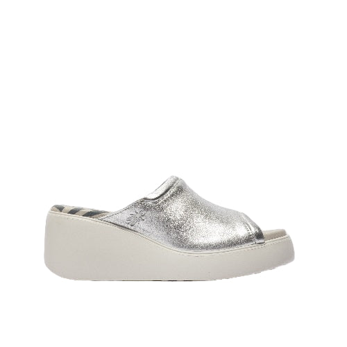 FLY London Ανοιχτό Πέδιλο Doli P145042007 Ασημί