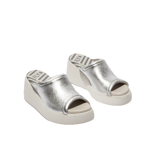 FLY London Ανοιχτό Πέδιλο Doli P145042007 Ασημί