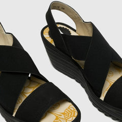 FLY London Πέδιλο Yazi P500888000 Μαύρο