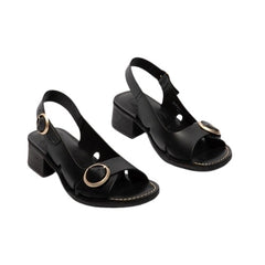 Fly London Comfort Πέδιλο Edov P145237000 Μαύρο