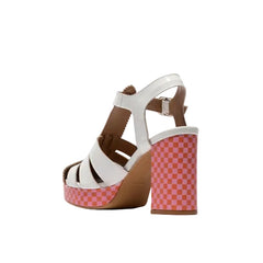 Fly London Comfort Πέδιλο Evit P145452001 Λευκό Λουστρίνι