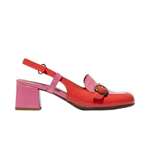 Fly London Comfort Πέδιλο Pemy P145456001 Ροζ - Κόκκινο Λουστρίνι