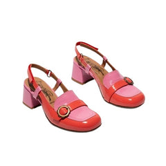 Fly London Comfort Πέδιλο Pemy P145456001 Ροζ - Κόκκινο Λουστρίνι