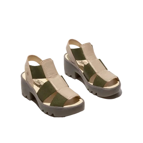 FLY London Fly London Comfort Πέδιλο Teev P501615000 Μπεζ - Χακί
