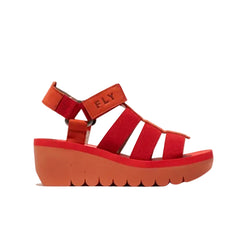 Fly London Comfort Πέδιλο Yoji P145198009 Κόκκινο - Πορτοκαλί