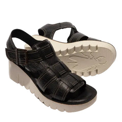 Fly London Comfort Πέδιλο Yudd P145236000 Μαύρο