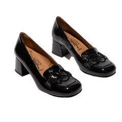 FLY London Γόβα Sivi P145081000 Μαύρη Λουστρίνι