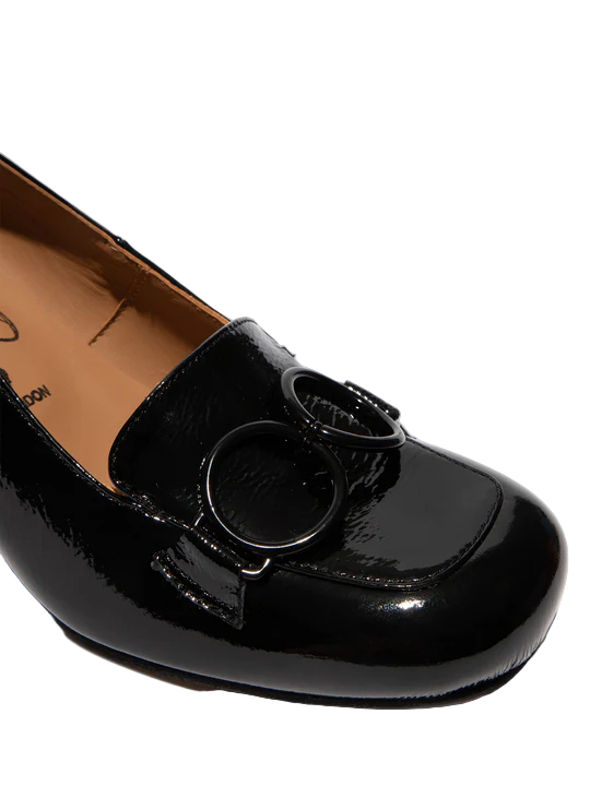 FLY London Γόβα Sivi P145081000 Μαύρη Λουστρίνι