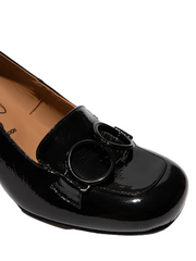 FLY London Γόβα Sivi P145081000 Μαύρη Λουστρίνι