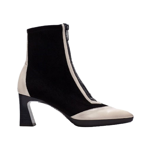 Hispanitas Comfort Μποτάκι Atlanta BHI254186 Μαύρο - Κρεμ