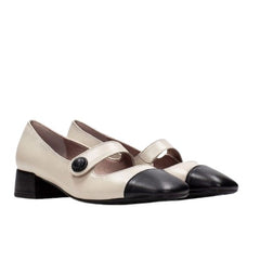 Hispanitas Comfort Παπούτσι Oporto BHI254315 Κρεμ-Μαύρο