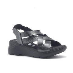 Pepe Menargues Πέδιλο Irna 10874 Μαύρο Μεταλλικό