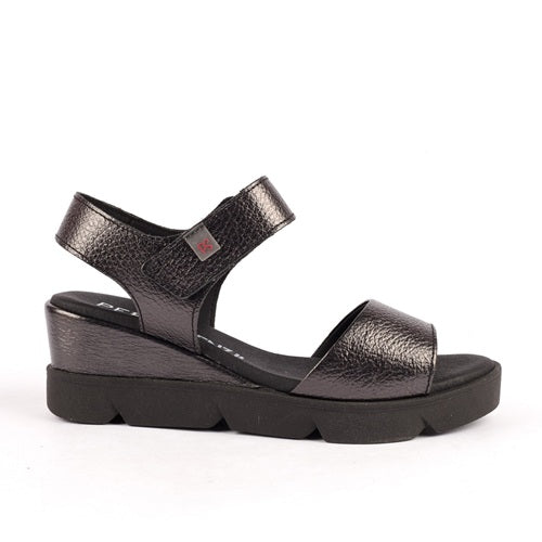 Pepe Menargues Πέδιλο Palma 11420 Μαύρο Μεταλλικό