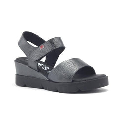 Pepe Menargues Πέδιλο Palma 11420 Μαύρο Μεταλλικό