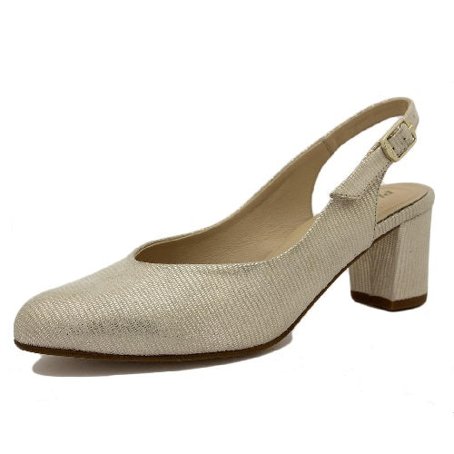 Piesanto Γόβα Lady 220230-25G Μπεζ-Χρυσή