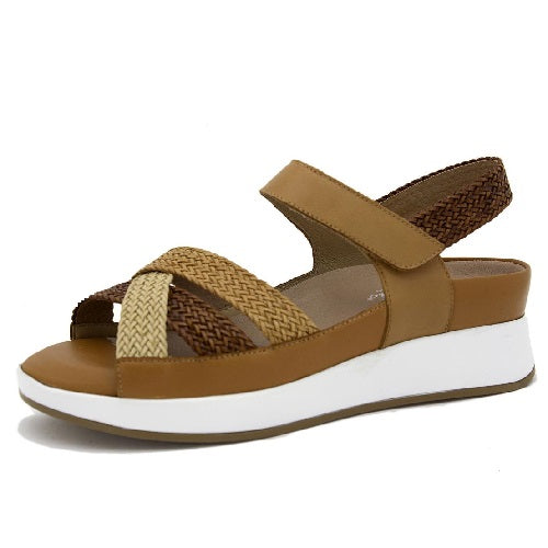 Piesanto Πέδιλο Clairy 250425-734Η Ταμπά-Καφέ