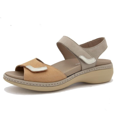 Piesanto Πέδιλο Cosmo 250803-782H Μπεζ-Πορτοκαλί