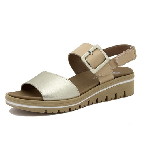 Piesanto Πέδιλο Orion 250773-768H Nude-Χρυσό