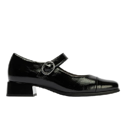 Pitillos Comfort Παπούτσι Jana 10813 Μαύρο Λουστρίνι