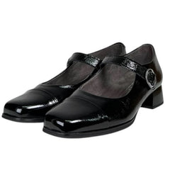 Pitillos Comfort Παπούτσι Jana 10813 Μαύρο Λουστρίνι