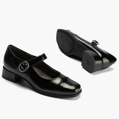 Pitillos Comfort Παπούτσι Jana 10813 Μαύρο Λουστρίνι