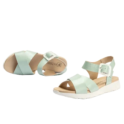 Pitillos Πέδιλο Aqua 10551 Τυρκουάζ Λουστρίνι