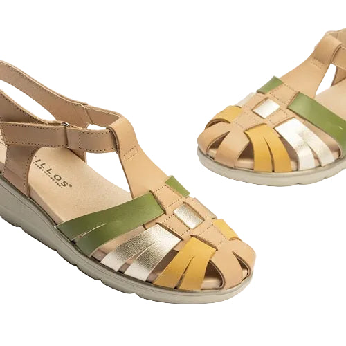 Pitillos Πέδιλο Attina 20110 Μπεζ Πολύχρωμο