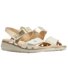 Pitillos Πέδιλο Glacio 20113 Λευκό-Μπεζ-Χρυσό