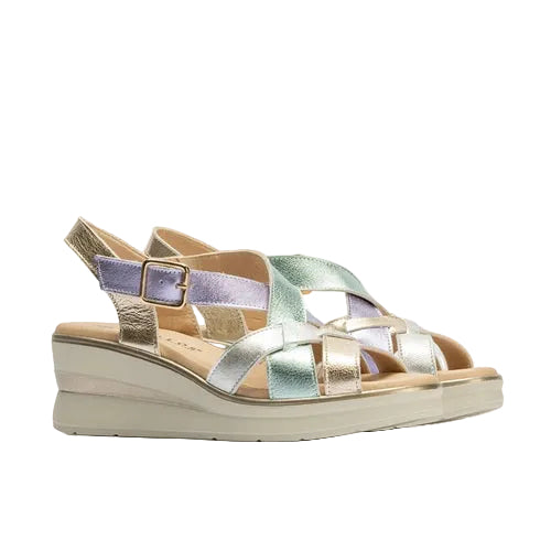Pitillos Πέδιλο Mermaid 10361 Χρυσό-Πολύχρωμο
