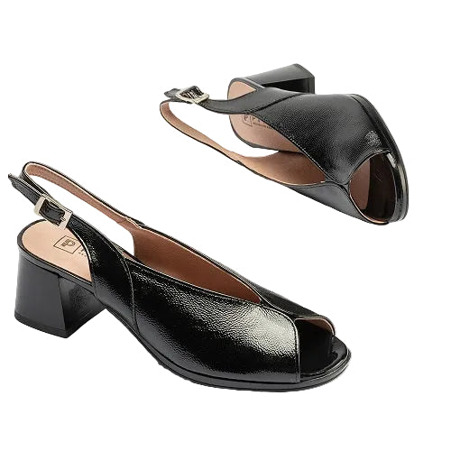 Pitillos Πέδιλο Pati 10536 Μαύρο Λουστρίνι