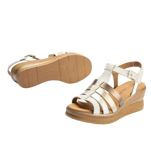 Pitillos Πέδιλο Shain 10353 Άσπρο Πολύχρωμο