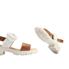 Pitillos Πέδιλο Lilia 2830 Ταμπά-Λευκό