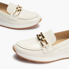 Pitillos Loafer Elegance 5675 Άσπρο Λουστρίνι