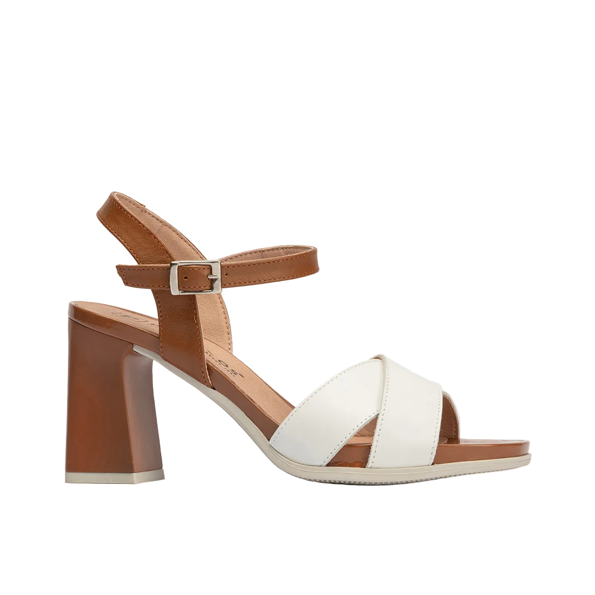 Pitillos Πέδιλο Clara 5703 Ταμπά-Λευκό