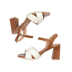 Pitillos Πέδιλο Clara 5703 Ταμπά-Λευκό