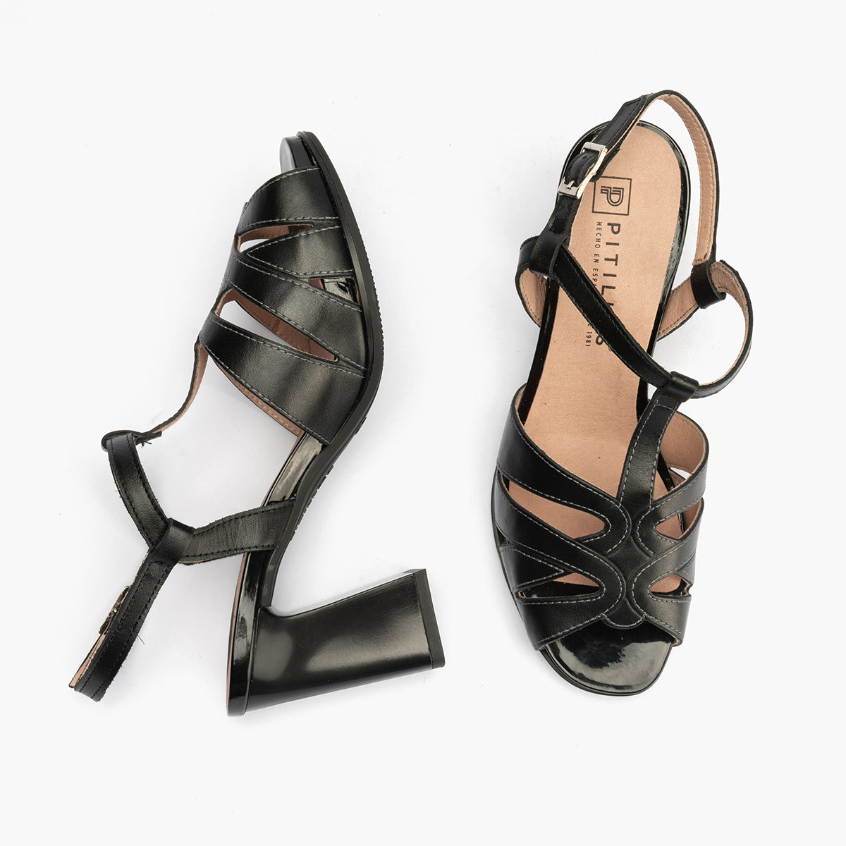 Pitillos Πέδιλο Dantel 5705 Μαύρο