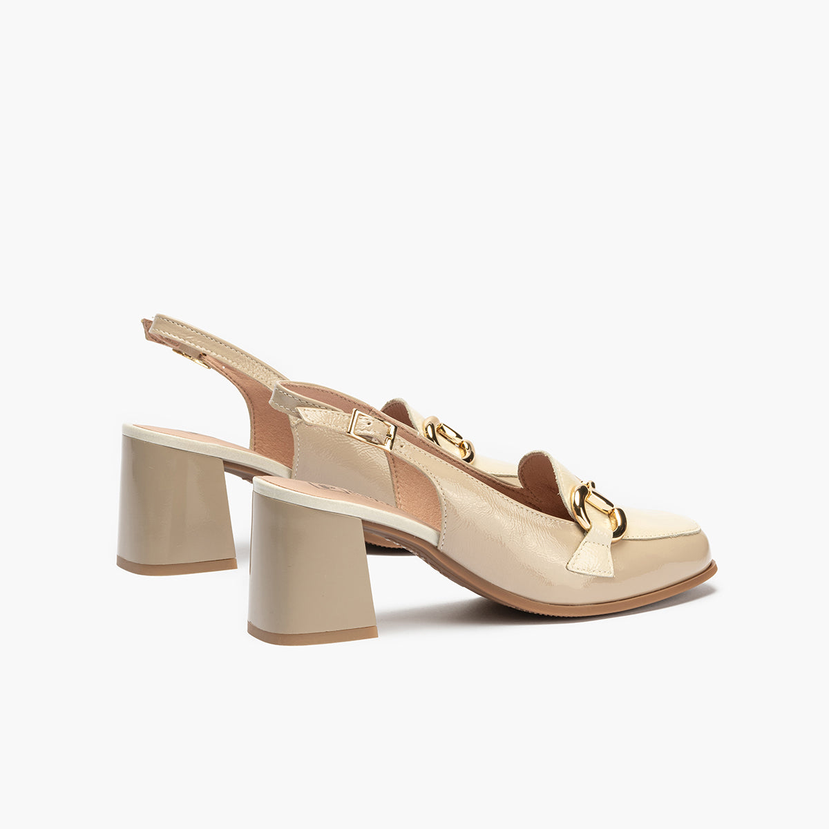 Pitillos Πέδιλο Violeta 5795 Mπέζ- Γκρι Λουστρίνι