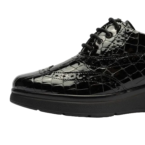 Pitillos Παπούτσι Shiny 10054 Μαύρο Λουστρίνι