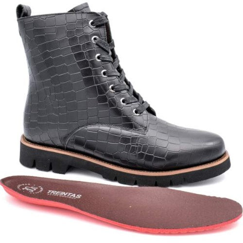 Treintas Μποτάκι Army 4236 Μαύρο