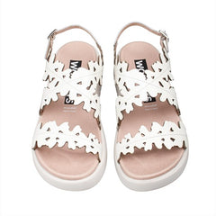 Wonders Comfort Πέδιλο Mar 51 C-6551 Off White Λουστρίνι