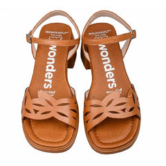Wonders Comfort Πέδιλο Moai 01 D-2301 Καφέ