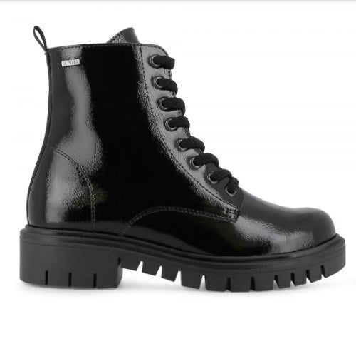 Alpina Μποτάκι Amica 7P37-2 Μαύρο Λουστρίνι